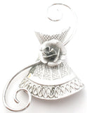 Vintage Rose Brooch Sterling Silver by Rolyn R Inc. - The Jewelry Lady's Store
