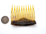 Vintage Brown Hair Comb - The Jewelry Lady's Store