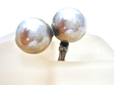 Vintage Sterling Silver Double Orb Ring by Uncas - The Jewelry Lady's Store