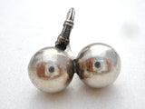Vintage Sterling Silver Double Orb Ring by Uncas - The Jewelry Lady's Store