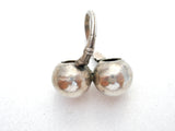 Vintage Sterling Silver Double Orb Ring by Uncas - The Jewelry Lady's Store