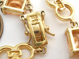 Yellow Topaz Sterling Silver Bracelet by Robert Seeman - The Jewelry Lady's Store